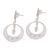 Sterling silver filigree dangle earrings, 'Ethereal Moon' - Filigree Sterling Silver Dangle Earrings Handmade in Java