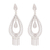 Sterling silver filigree dangle earrings, 'Enchanting Temple' - Filigree Sterling Silver Dangle Earrings Handmade in Java