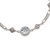 Blue topaz pendant bracelet, 'Sky Serenade' - Blue Topaz and Sterling Silver Pendant Bracelet from Bali (image 2c) thumbail