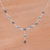 Blue topaz link necklace, 'Sky Serenade' - Blue Topaz and Sterling Silver Link Necklace from Bali (image 2b) thumbail