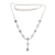 Blue topaz link necklace, 'Sky Serenade' - Blue Topaz and Sterling Silver Link Necklace from Bali (image 2f) thumbail