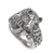 Sterling silver cocktail ring, 'Leopard Grip' - 925 Sterling Silver Leopard Cocktail Ring from Indonesia (image 2d) thumbail