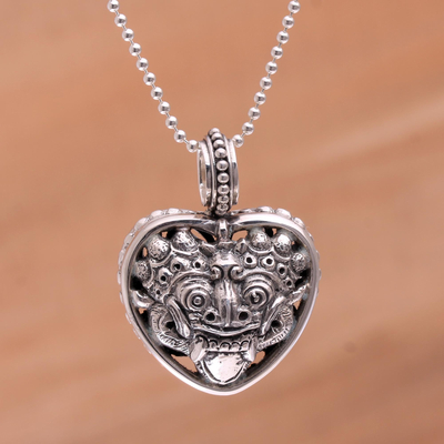 Plain Heart  .925 Sterling Silver Pendant 