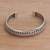 Sterling silver cuff bracelet, 'Eternity Bond' - Sterling Silver Cuff Bracelet Handcrafted in Bali thumbail