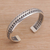 Sterling silver cuff bracelet, 'Eternity Bond' - Sterling Silver Cuff Bracelet Handcrafted in Bali (image 2c) thumbail