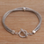 Sterling silver chain bracelet, 'Without End' - Sterling Silver Double Strand Chain Bracelet from Bali