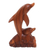 Wood sculpture, 'Dolphin Generation' - Carved Wood Sculpture thumbail