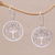 Sterling silver dangle earrings, 'Knotting Tree' - Celtic Knot Tree Sterling Silver Dangle Earrings from Bali thumbail