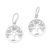 Sterling silver dangle earrings, 'Knotting Tree' - Celtic Knot Tree Sterling Silver Dangle Earrings from Bali (image 2a) thumbail