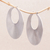 Sterling silver hoop earrings, 'Spiral Crest' - Hand Crafted Sterling Silver Hoop Earrings from Bali