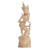 Wood statuette, 'The Tale of Dewi Ratih' - Hand Crafted Balinese Folklore Wood Statuette from Indonesia thumbail