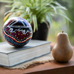 Coconut shell percussion instrument, 'Swimming Turtle' - Turtle-Themed Coconut Shell Percussion Instrument from Bali