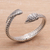 Sterling silver cuff bracelet, 'Magnificent Eagle' - Unisex Sterling Silver Eagle Cuff Bracelet from Indonesia (image 2) thumbail