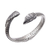 Sterling silver cuff bracelet, 'Magnificent Eagle' - Unisex Sterling Silver Eagle Cuff Bracelet from Indonesia (image 2a) thumbail