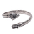 Sterling silver cuff bracelet, 'Fierce Tiger' - Unisex Sterling Silver Tiger Cuff Bracelet from Indonesia thumbail