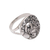 Sterling silver cocktail ring, 'Flying In the Garden' - 925 Sterling Silver Butterfly Flower Garden Cocktail Ring (image 2e) thumbail