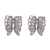 Sterling silver stud earrings, 'Fluttering Beauty' - Balinese Handmade Sterling Silver Butterfly Stud Earrings thumbail