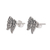 Sterling silver stud earrings, 'Fluttering Beauty' - Balinese Handmade Sterling Silver Butterfly Stud Earrings (image 2c) thumbail