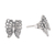 Sterling silver stud earrings, 'Fluttering Beauty' - Balinese Handmade Sterling Silver Butterfly Stud Earrings (image 2d) thumbail