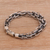 Men's sterling silver chain bracelet, 'Daring Pioneer' - Men's Sterling Silver Chain Bracelet from Bali (image 2c) thumbail
