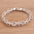 Men's sterling silver chain bracelet, 'Pioneer' - Men's Sterling Silver Chain Bracelet from Bali thumbail