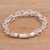 Men's sterling silver chain bracelet, 'Pioneer' - Men's Sterling Silver Chain Bracelet from Bali (image 2b) thumbail