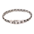 Sterling silver chain bracelet, 'True Unity' - Balinese Sterling Silver Floral Chain Bracelet