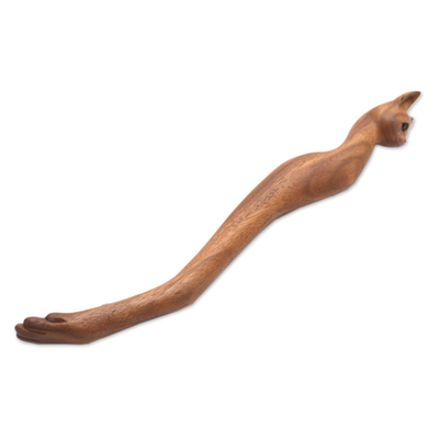 Cat Paw Wood Back Scratcher Hand Carved in Bali