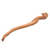 Wood back scratcher, 'Dachshund Delight in Natural' - Dachshund Dog Paw Wood Back Scratcher Hand Carved in Bali thumbail