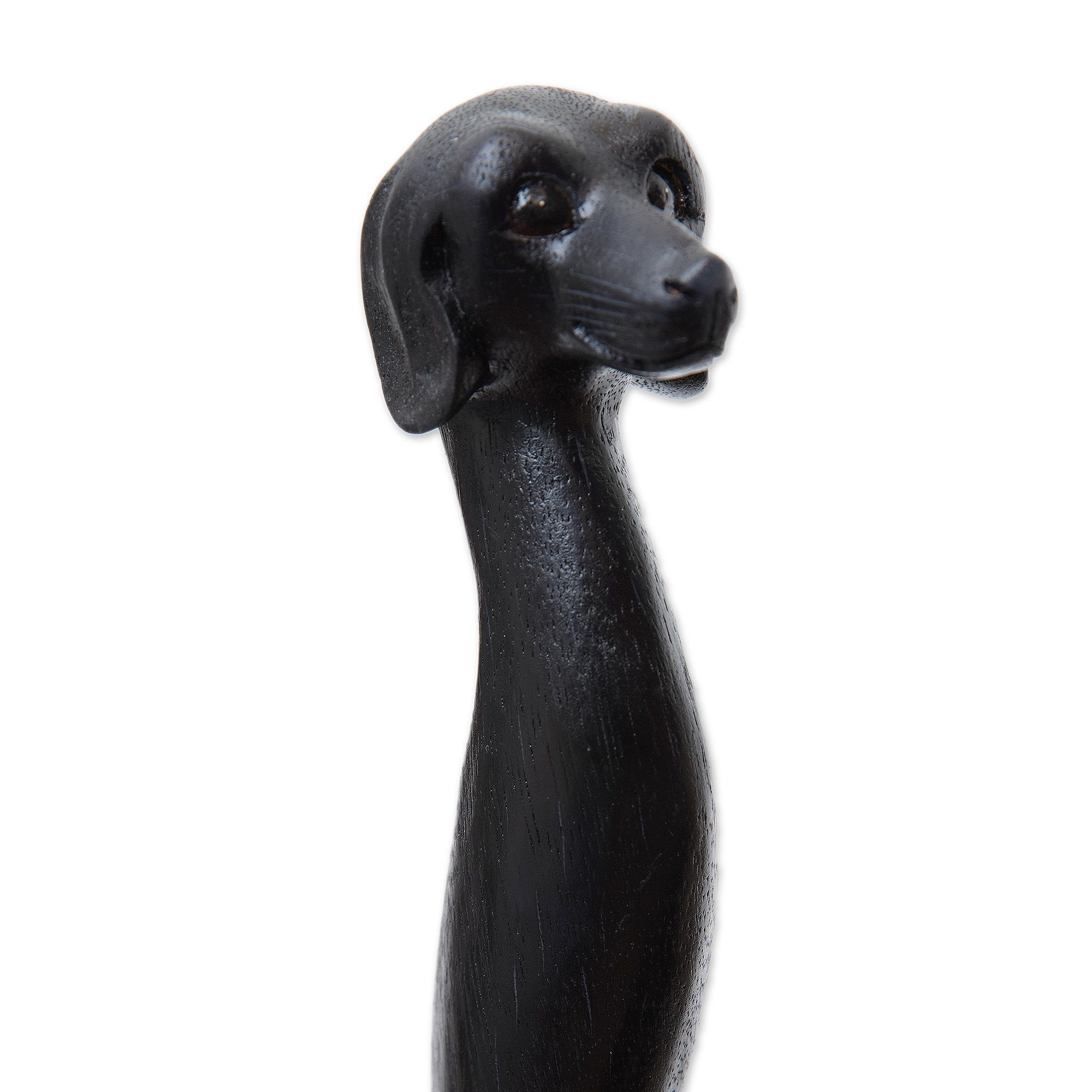 Black Dachshund Dog Paw Wood Back Scratcher from Bali Dachshund