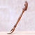 Wood back scratcher, 'Turtle Relief in Natural' - Turtle Themed Wood Back Scratcher Hand Carved in Bali (image 2) thumbail