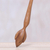 Wood back scratcher, 'Lotus Ease in Natural' - Lotus Flower Wood Hand Back Scratcher Hand Carved in Bali (image 2c) thumbail