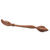 Wood back scratcher, 'Lotus Ease in Natural' - Lotus Flower Wood Hand Back Scratcher Hand Carved in Bali (image 2e) thumbail