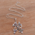 Collar colgante de piedras preciosas múltiples, 'Kembang Setaman' - Collar colgante de plata de ley floral con piedras preciosas múltiples
