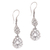 Sterling silver dangle earrings, 'Mystic Vines' - Sterling Silver Dangle Earrings Handcrafted in Bali thumbail