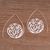 Sterling silver drop earrings, 'Seeds of Life' - Sterling Silver Drop Earrings Handcrafted in Bali