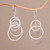 Sterling silver dangle earrings, 'Galaxy Dangle' - Sterling Silver Dangle Earrings Handcrafted in Bali (image 2) thumbail