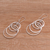 Sterling silver dangle earrings, 'Galaxy Dangle' - Sterling Silver Dangle Earrings Handcrafted in Bali (image 2c) thumbail