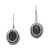 Onyx drop earrings, 'Midnight Charisma' - Onyx and Sterling Silver Drop Earrings Handmade in Bali thumbail