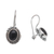 Onyx drop earrings, 'Midnight Charisma' - Onyx and Sterling Silver Drop Earrings Handmade in Bali (image 2d) thumbail