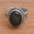 Onyx cocktail ring, 'Captivating' - Onyx and Sterling Silver Cocktail Ring Handmade in Bali (image 2b) thumbail