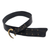 Leather belt, 'Iron Edge' - Black Iron Studded Leather Belt with Contemporary Hook (image 2c) thumbail