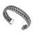 Sterling silver cuff bracelet, 'Everlasting Link' - Sterling Silver Cuff Bracelet from Bali (image 2a) thumbail