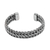 Sterling silver cuff bracelet, 'Everlasting Link' - Sterling Silver Cuff Bracelet from Bali (image 2d) thumbail