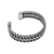 Sterling silver cuff bracelet, 'Everlasting Link' - Sterling Silver Cuff Bracelet from Bali (image 2e) thumbail
