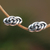 Sterling silver stud earrings, 'Eternal Link' - Sterling Silver Stud Earrings Handcrafted in Bali thumbail