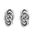 Sterling silver stud earrings, 'Eternal Link' - Sterling Silver Stud Earrings Handcrafted in Bali (image 2a) thumbail
