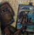 'Pallete Knife Painter in Action' - Signed Painting of an Artist from Java thumbail