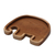 Teak wood appetizer platter, 'Delicious Bounty' - Elephant Motif Teak Wood Appetizer Platter Handmade in Java
