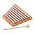 Wood and stainless steel xylophone, 'Chiming Symphony' - Teak Wood and Stainless Steel Xylophone from Bali (image 2b) thumbail